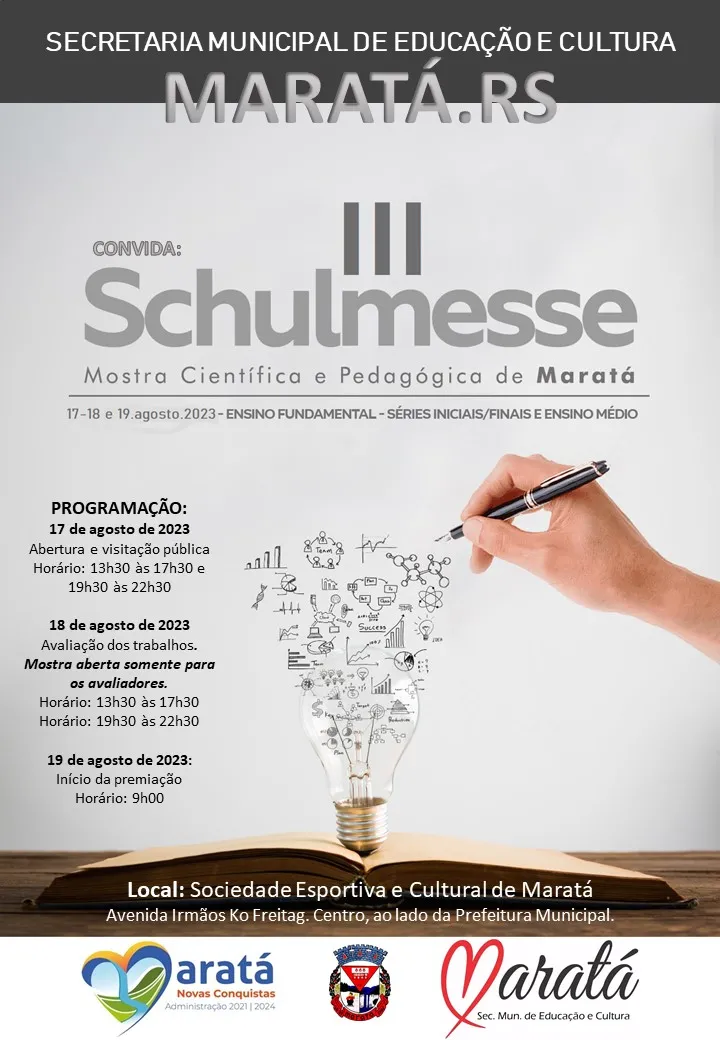III Schulmesse - Mostra Científica e Pedagógica de Maratá 